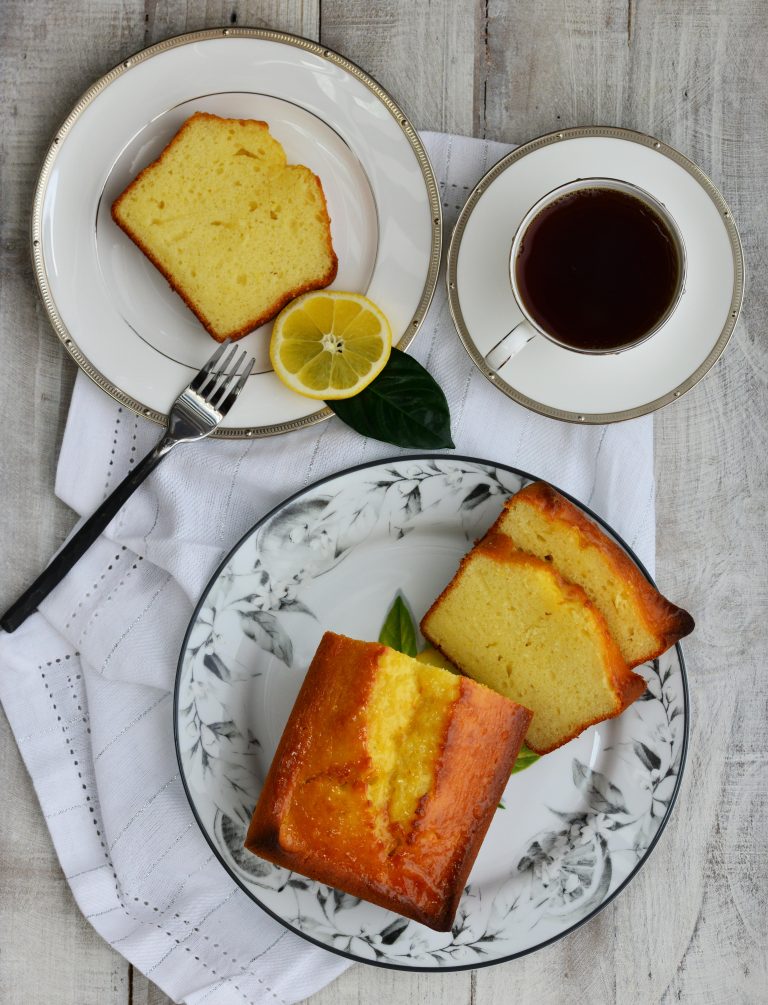 French Yogurt Cake with Marmalade Glaze