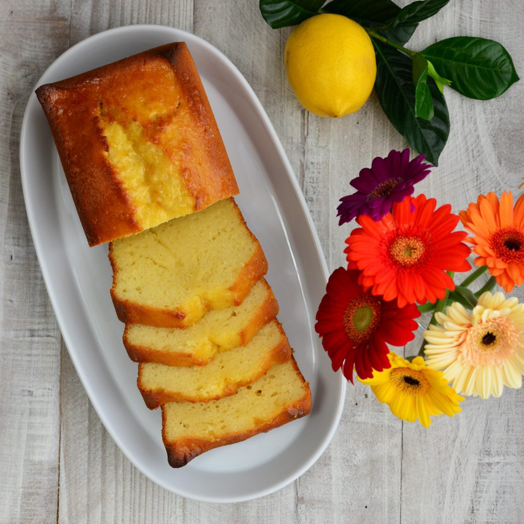 French Yogurt Cake with Marmalade Glaze