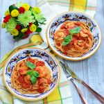 Pasta al Pomodoro with Shrimp|My Global Cuisine